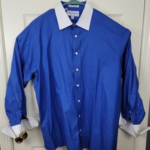 Burberry of London French cuff 17.5 34 men's